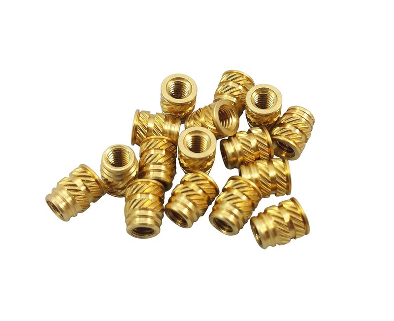 initeq Store [] Qty 100 M4-0.7 Threaded Heat Set Inserts for 3D Printing (Long) - Image 1